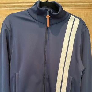 Navy zip-up Coach Sweatshirt